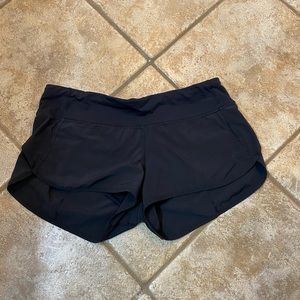 LULULEMON BLACK SHORTS 2.5 inch